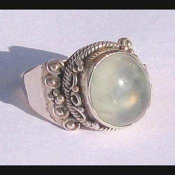 Quartz - Bijoux indiens - Bague indienne en argent