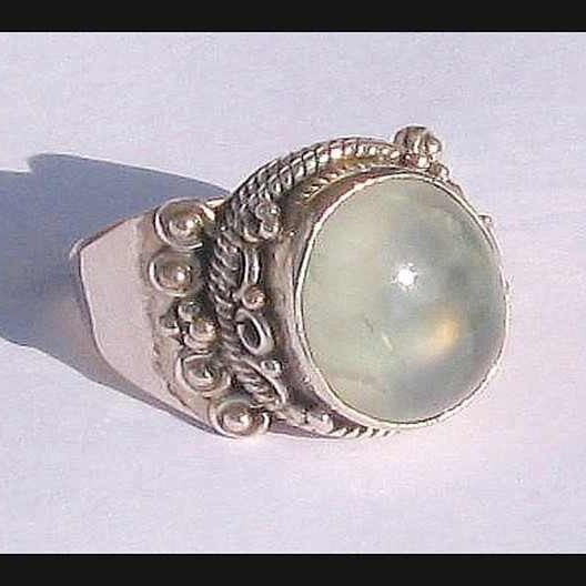 Quartz - Bijoux indiens - Bague indienne en argent