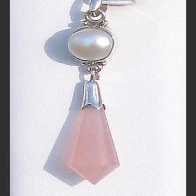 Quartz - Bijoux indiens - Pendentif indien en argent