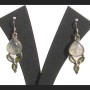Quartz - Boucles d'Oreilles argent - Bijoux Inde