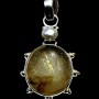 Pendentif argent Quartz Rutile - Pendentif indien - Bijoux Inde