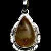 Pendentif argent Quartz Rutile - Pendentif indien - Bijoux Inde