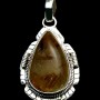 Pendentif argent Quartz Rutile - Pendentif indien - Bijoux Inde