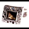 Bijoux Quartz Fumé - Bague indienne - Bijoux indiens