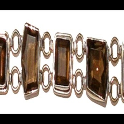 Bijoux Quartz Fumé - Bracelet indien - Bijoux indiens