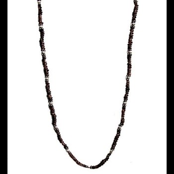 Bijoux indiens - Création Collier Quartz Fumé