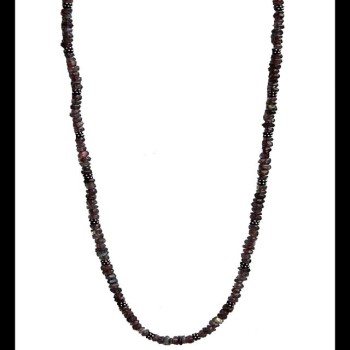 Bijoux indiens - Création Collier Quartz Fumé