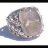 Bague argent Quartz Rutile - Bague indienne - Bijoux indiens