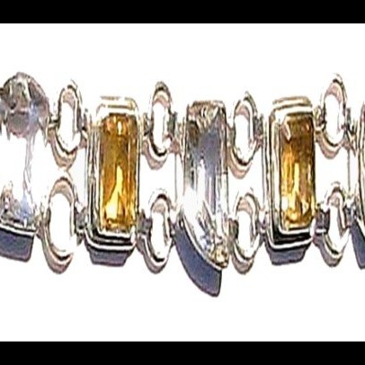 Bijoux indiens argent - Bracelet indien avec pierres