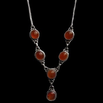 Bijoux indiens - Collier Cornaline