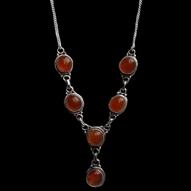 Bijoux indiens - Collier Cornaline