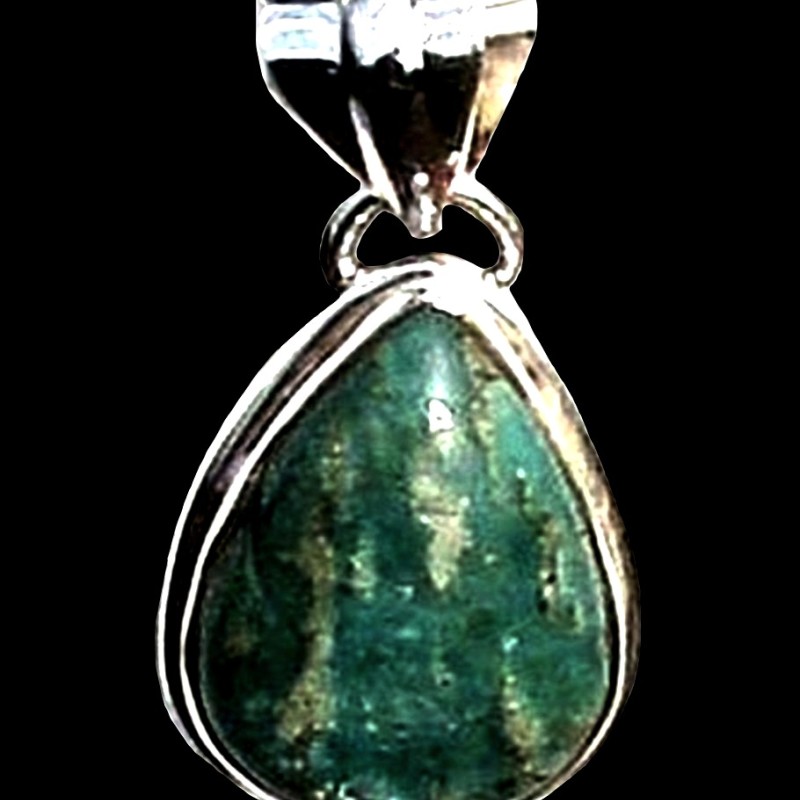 Bijoux indiens argent - Pendentif indien Agate