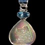Bijoux indiens argent - Pendentif indien Agate Druzy