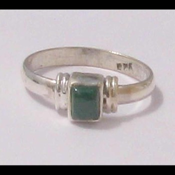 Bijoux indiens - Bague indienne Malachite