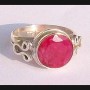 Bijoux indiens - Bague indienne Rubis