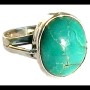Turquoise - Bague indienne argent Turquoise - Bijoux Inde