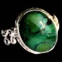 Turquoise - Bague indienne argent Turquoise - Bijoux Inde