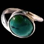 Turquoise - Bague indienne argent Turquoise - Bijoux Inde
