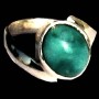 Turquoise - Bague indienne argent Turquoise - Bijoux Inde