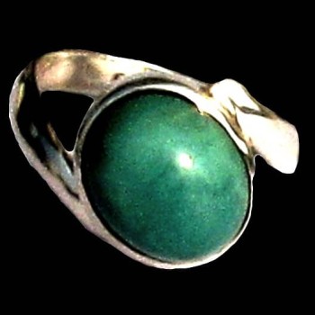 Turquoise - Bague indienne argent Turquoise - Bijoux Inde