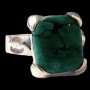 Turquoise - Bague indienne argent Turquoise - Bijoux Inde