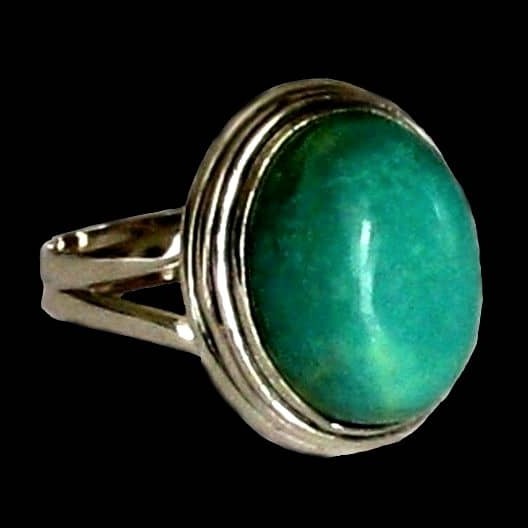 Bijoux Inde - Bague argent Turquoise 