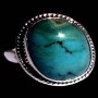 Turquoise - Bague indienne argent Turquoise - Bijoux Inde