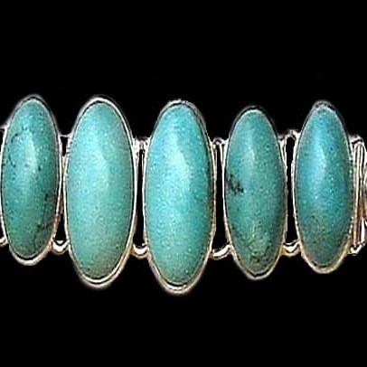 Turquoise - Bracelet indien Turquoise - Bijoux Inde