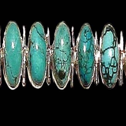 Turquoise - Bracelet indien Turquoise - Bijoux Inde