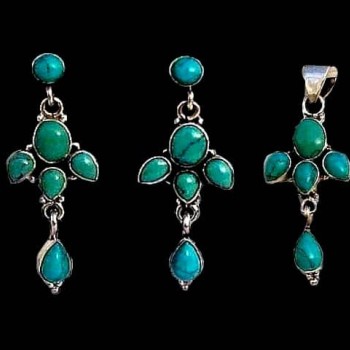 Turquoise - Parure indienne Turquoise - Bijoux Inde