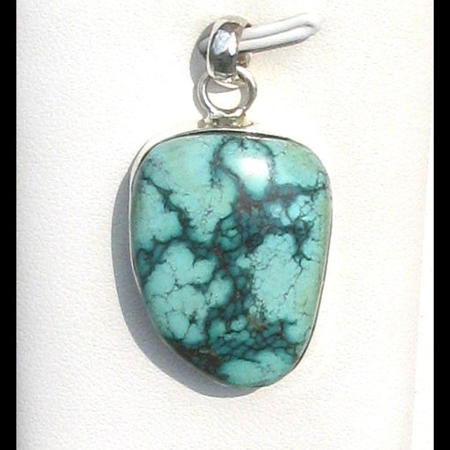 Turquoise - Pendentif indien Turquoise - Bijoux Inde