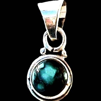 Turquoise - Pendentif indien Turquoise - Bijoux Inde