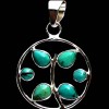 Turquoise - Pendentif indien Turquoise - Bijoux Inde