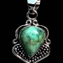 Turquoise - Pendentif indien Turquoise - Bijoux Inde