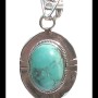 Turquoise - Pendentif indien Turquoise - Bijoux Inde