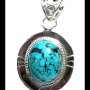 Turquoise - Pendentif indien Turquoise - Bijoux Inde