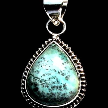 Turquoise - Pendentif indien Turquoise - Bijoux Inde