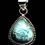 Turquoise - Pendentif indien Turquoise - Bijoux Inde