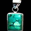 Turquoise - Pendentif indien Turquoise - Bijoux Inde