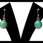 Turquoise - Boucles d'Oreilles indiennes Turquoise - Bijoux Inde