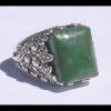 Turquoise - Bague indienne argent Turquoise - Bijoux Inde