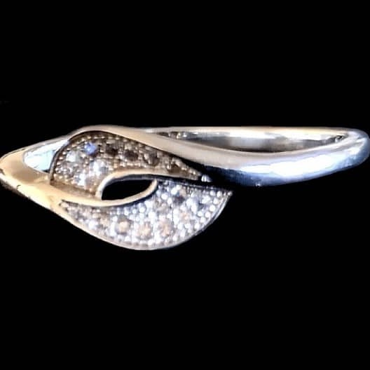 Bijoux indiens argent - Bague indienne oxyde de Zirconium