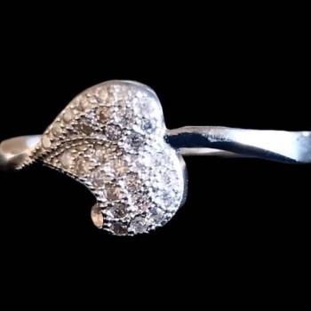 Bijoux indiens argent - Bague indienne oxyde de Zirconium