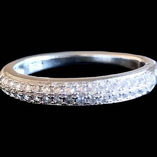 Bijoux indiens argent - Bague indienne oxyde de Zirconium