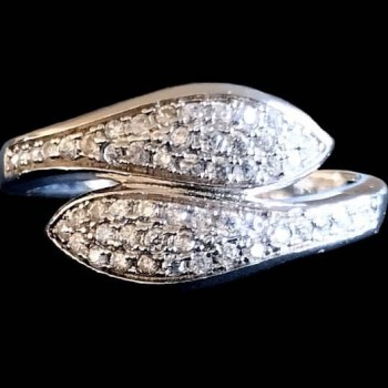 Bijoux indiens argent - Bague indienne oxyde de Zirconium