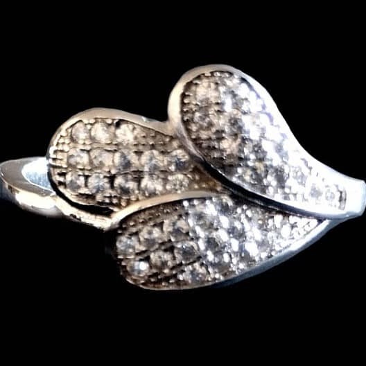 Bijoux indiens argent - Bague indienne oxyde de Zirconium