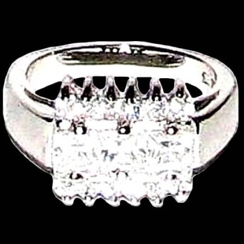 Bijoux indiens argent - Bague indienne oxyde de Zirconium