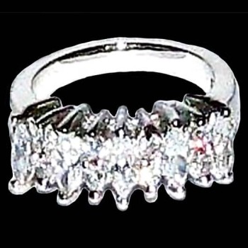  Bijoux indiens argent - Bague indienne oxyde de Zirconium