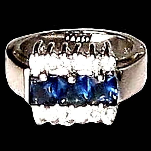 Bijoux indiens argent - Bague indienne oxyde de Zirconium