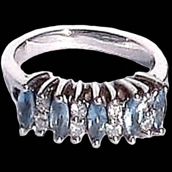 Bijoux indiens argent - Bague indienne oxyde de Zirconium